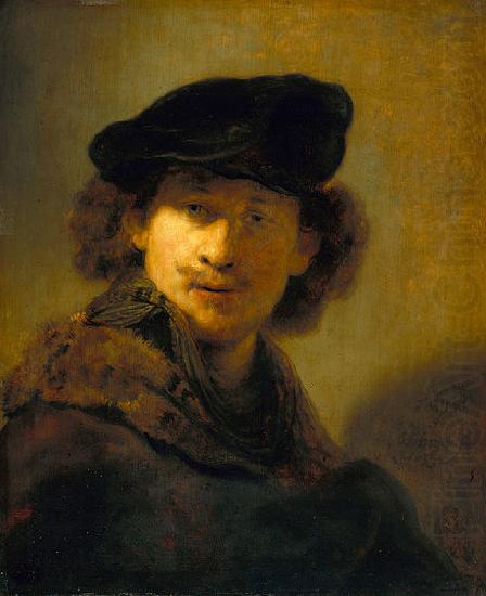 Rembrandt Peale Self Portrait with Velvet Beret china oil painting image